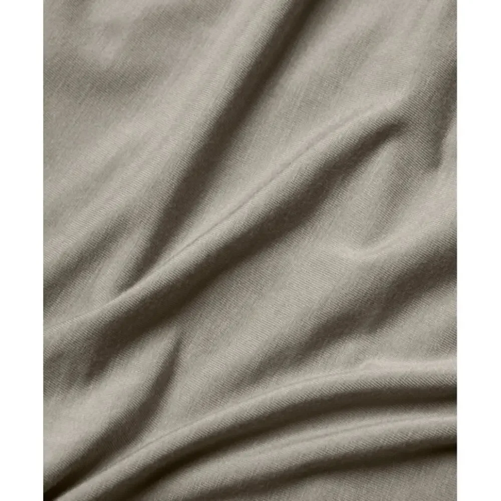 Cozy Earth - Bamboo Jersey Flat Sheet- King - Stone